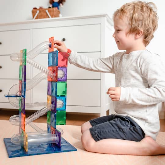 Connetix® Magnetic Tiles Rainbow Ball Run Set